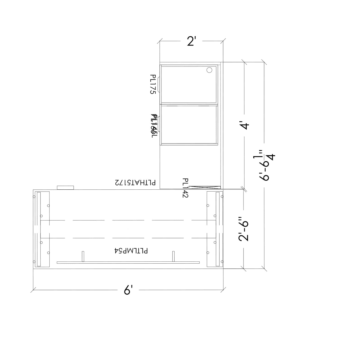 Office Source:  L-Shaped Height Adjustable Desk