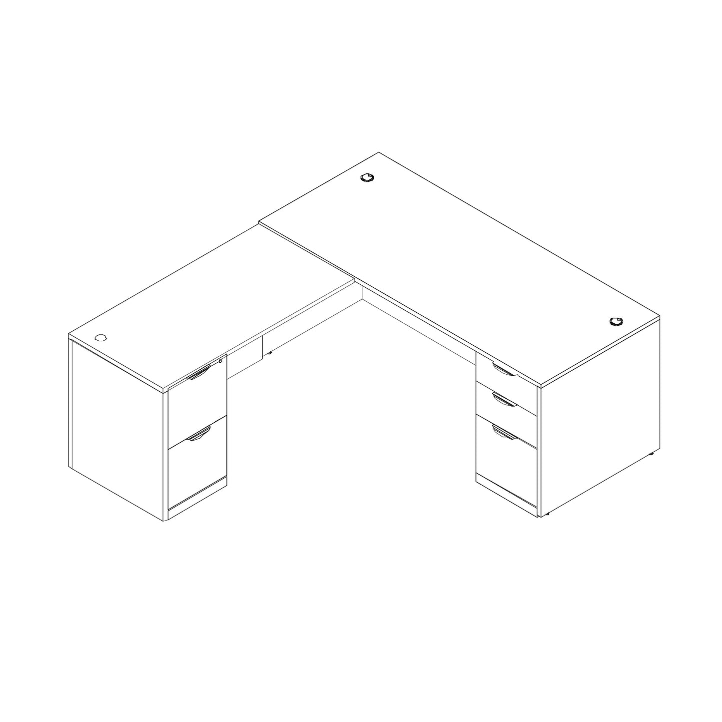 Office Source: L-Shape Desk
