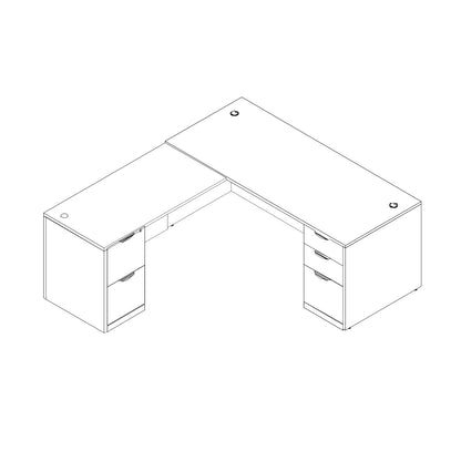 Office Source: L-Shape Desk
