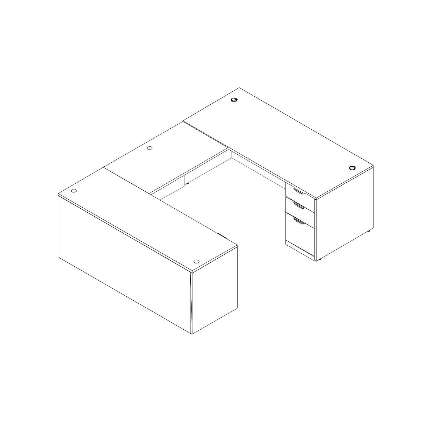 Office Source: U-Shaped Desk