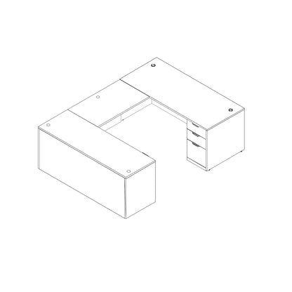 Office Source: U-Shaped Desk